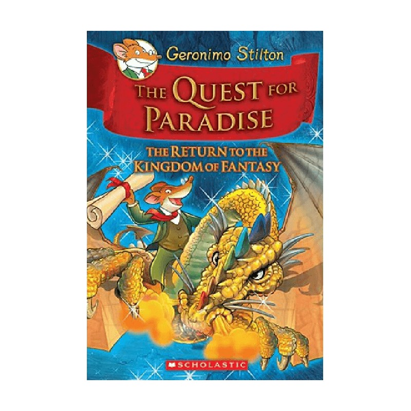 英文原版 GERONIMO STILTON AND THE KINGDOM OF FANTASY 2  THE QUEST FOR PARADISE 老鼠记者在幻想王国2 追求天堂