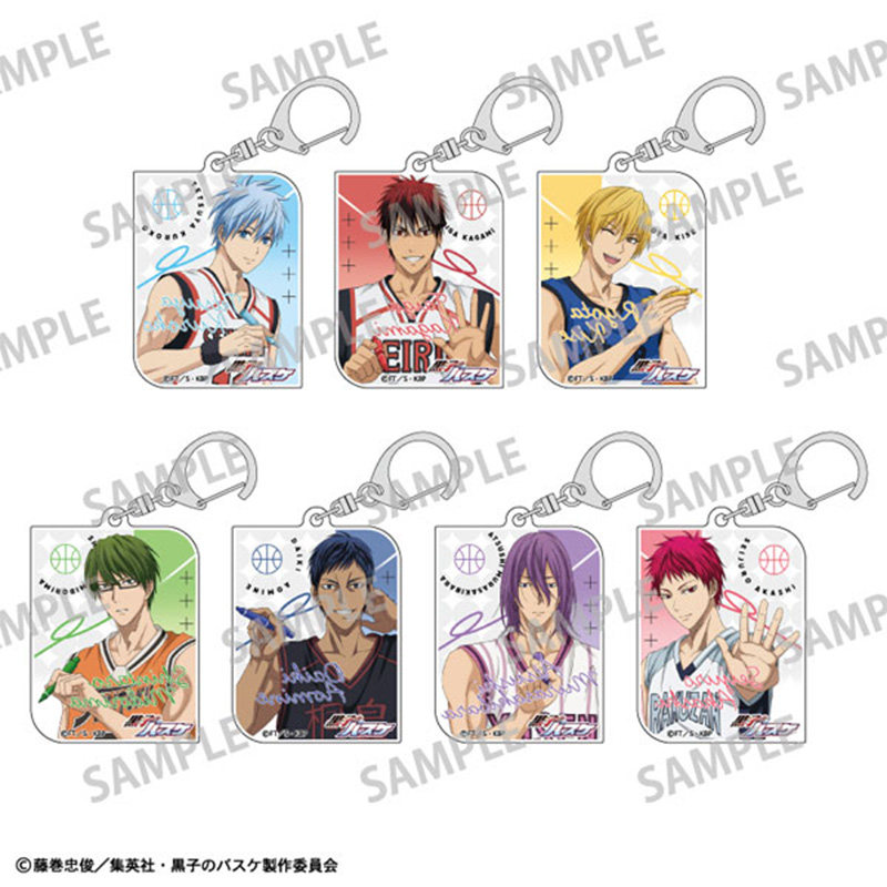 正版日谷 KAMIO-JAPAN黑子的篮球-对镜签名亚克力挂件  立牌