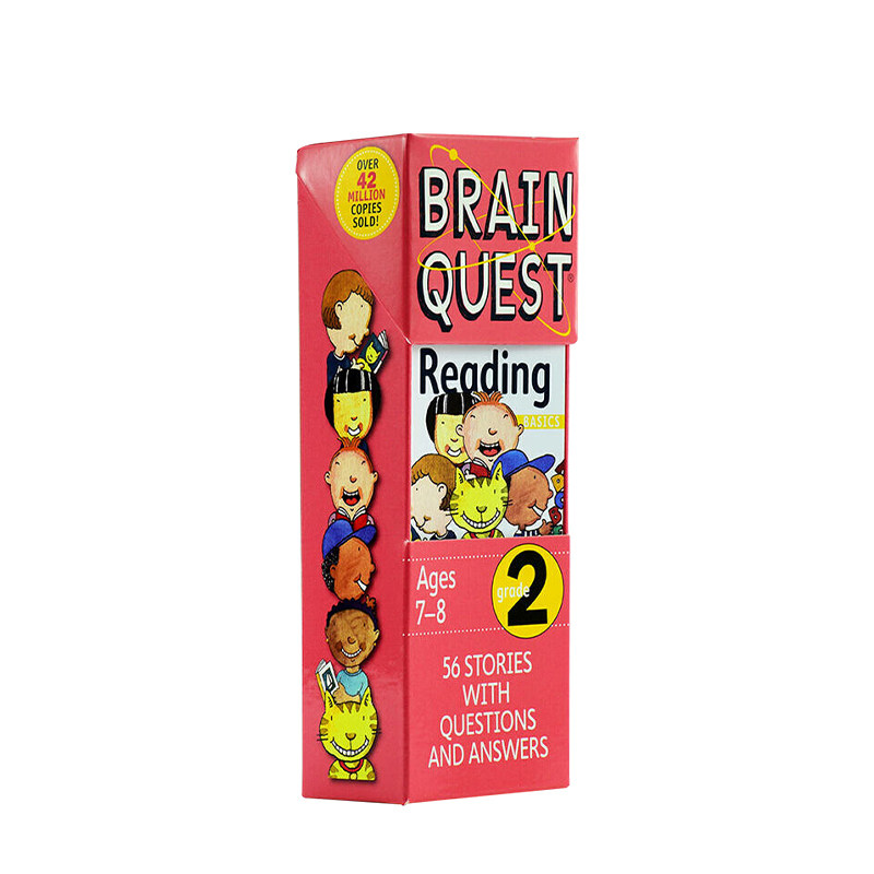 【英文原版】少儿智力开发 阅读 二年级 Brain Quest Reading Grade 2 美国小学生全科 阅读问答卡