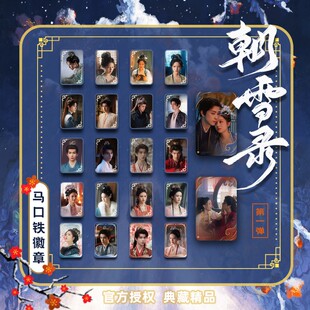 朝雪录 盲盒 第一弹 徽章 盲袋 镭射票 官方授权