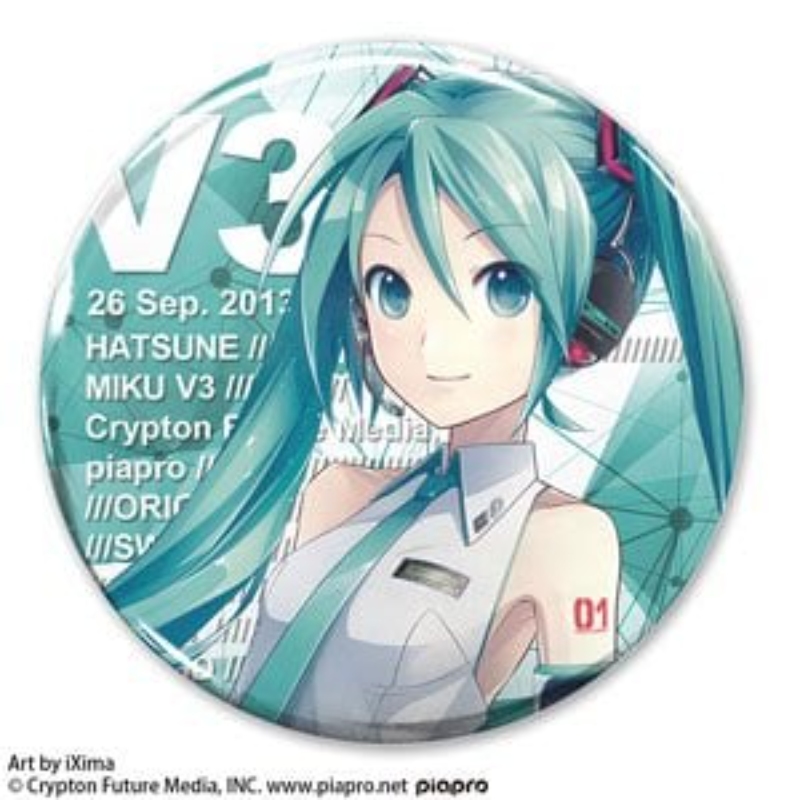 正版日谷 初音未来系列周边 V3徽章