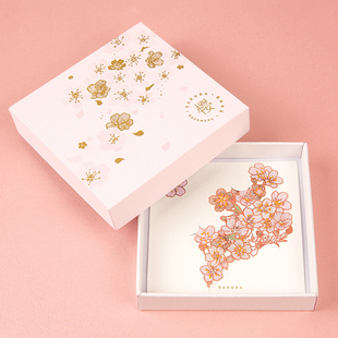 手心里 书签樱花金属艺术书签彩色款 礼品礼物文创