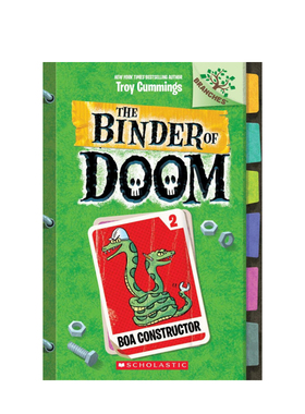 【英文原版 7-12岁】毁灭笔记2 The Binder Of Doom 蟒蛇构造器 Boa constructor 分级阅读 章节书 桥梁书