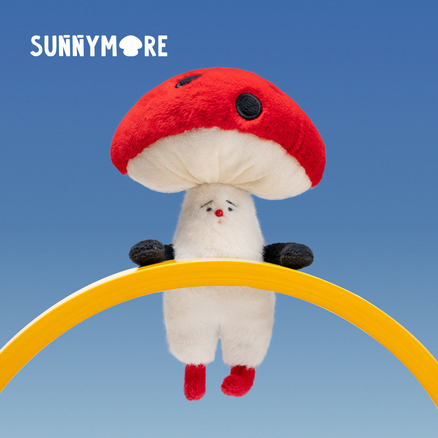 SUNNYMORE毛绒玩具蘑菇玩偶礼物可爱治愈礼品时尚挂件 伞先生