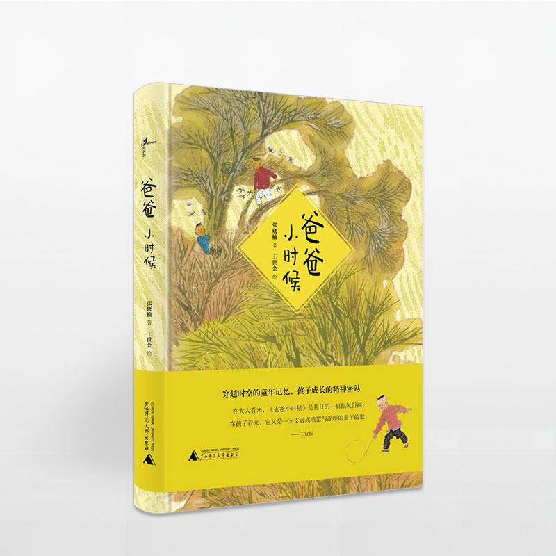 现货 新民说 爸爸小时候 张晓楠 著 王世会 绘 六十首纯净的诗歌六十