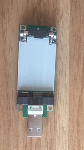 Mini PCI-E转USB(带SIM卡) WWAN测试转接卡 3G模块开发板 升级版