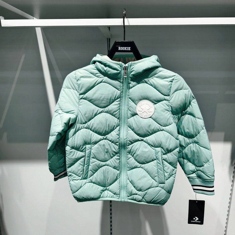 超轻羽绒服Converse保暖男女童