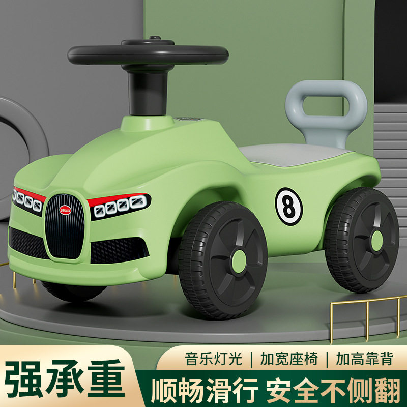 婴儿小车溜溜车儿童滑行车1到3岁宝宝四轮玩具车防侧翻音乐灯光