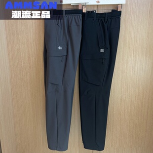 可隆KOLON SPORT男款多口袋梭织软壳工装徒步休闲长裤LHLP6SN141