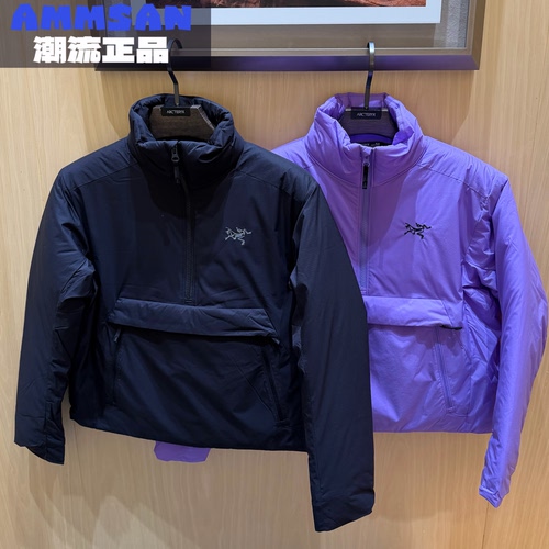 Arcteryx始祖鸟ELEC SV 1/2 ZIP女款户外半高领防风保暖棉服夹克