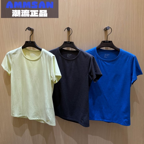 Arcteryx始祖鸟TAEMA CREW女款户外轻量透气速干圆领短袖T恤X7309