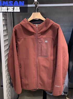 可隆KOLON SPORT男款WINDSTOPPER防水舒适抓绒软壳夹克LHWJ5WN087