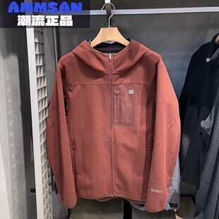 可隆KOLON SPORT男款WINDSTOPPER防水舒适抓绒软壳夹克LHWJ5WN087