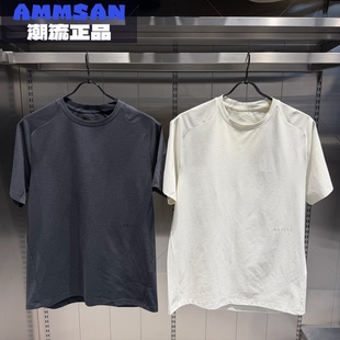 迪桑特DESCENTE男款DUALIS都市通勤速干圆领短袖T恤D5231DTS84