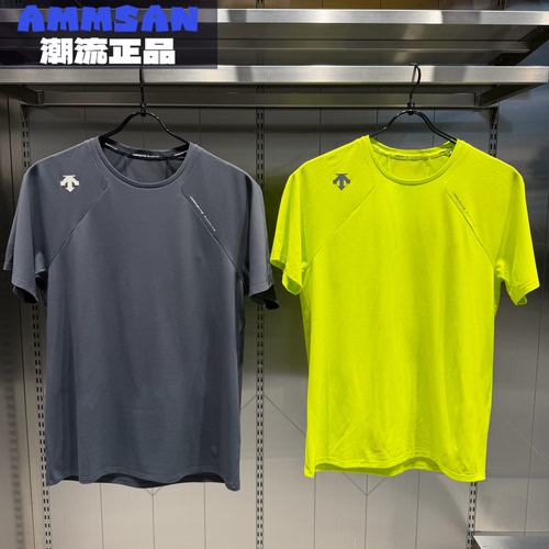 迪桑特DESCENTE RUNNING男款F360户外跑步透气短袖T恤D5331RTS44