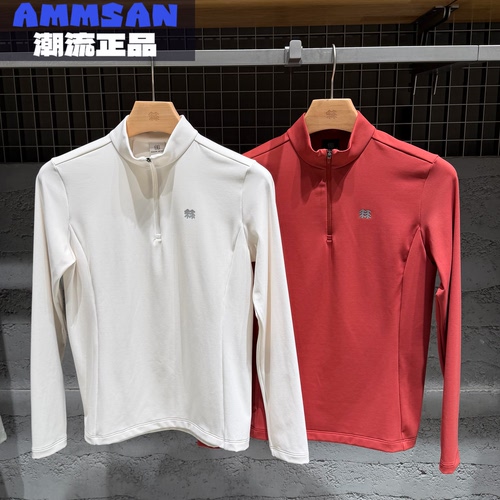 可隆KOLON SPORT女款26秋季户外吸湿速干半拉链长袖T恤LKZT6AN058
