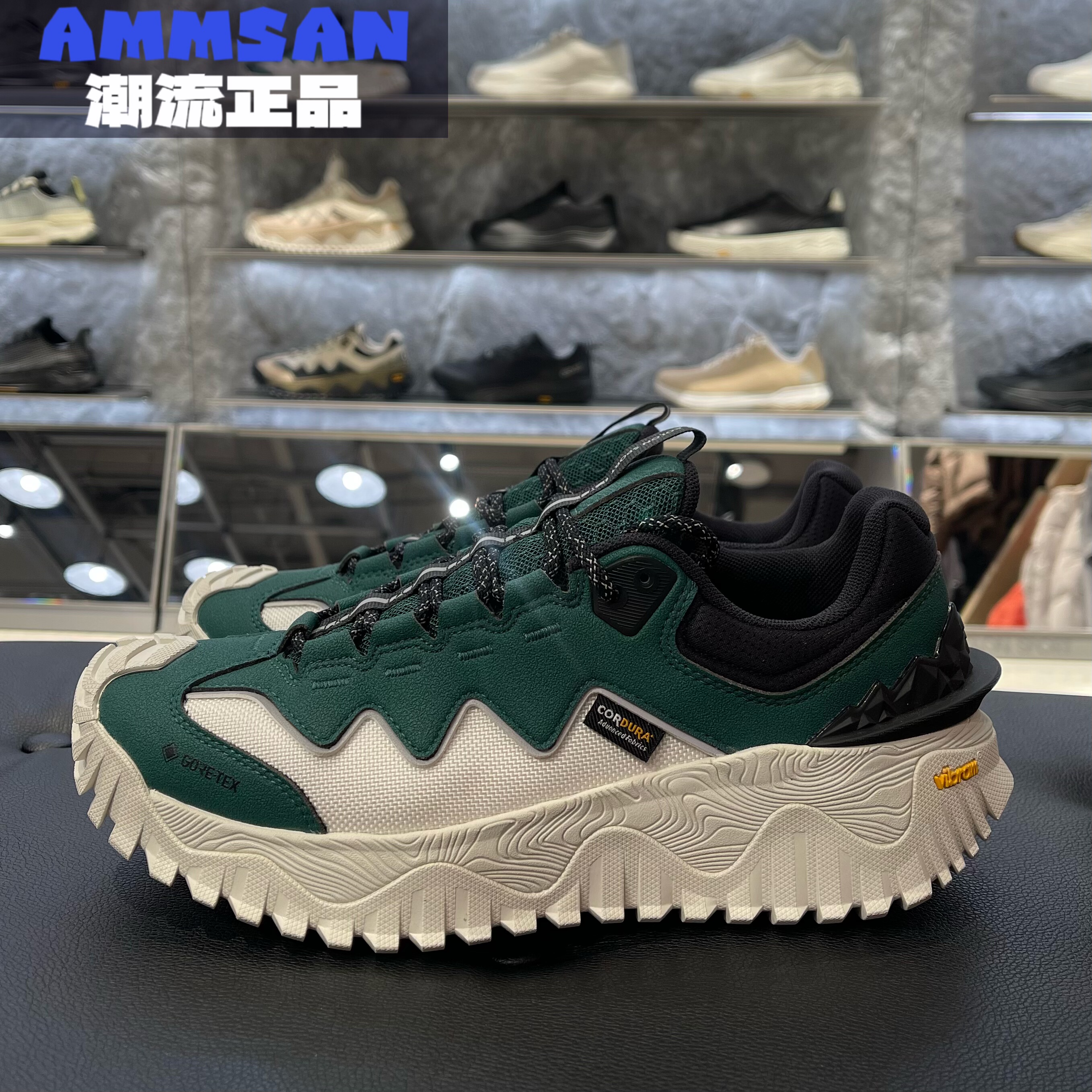 可隆KOLON SPORT男女同款户外专业防滑耐磨低帮徒步鞋LUFG4AT043