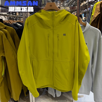 可隆KOLON SPORT男士CLIMbING防泼水防风透湿软壳夹克LHJK6SN003