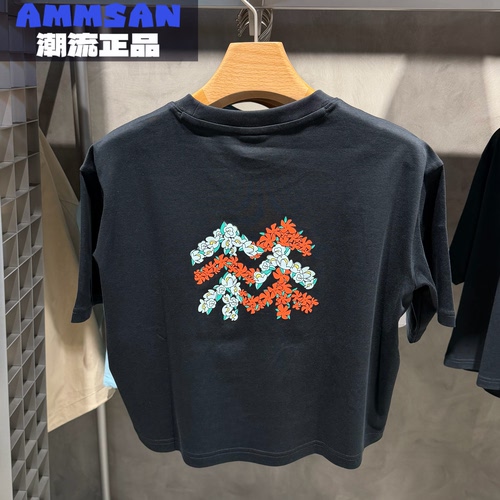 可隆KOLON SPORT女款CAMP户外休闲百搭短款圆领短袖T恤LKRT5AT515