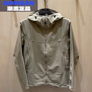 Arcteryx始祖鸟Gamma hoody男款户外防风防水连帽软壳夹克X9819