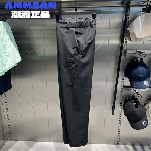 DESCENTE迪桑特DUALIS男款都市通勤休闲直筒针织运动裤D4331DPT82