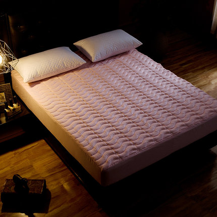 皮尔卡丹床笠单件 加厚床罩席梦思床垫保护套1.5m床 1.8单双人