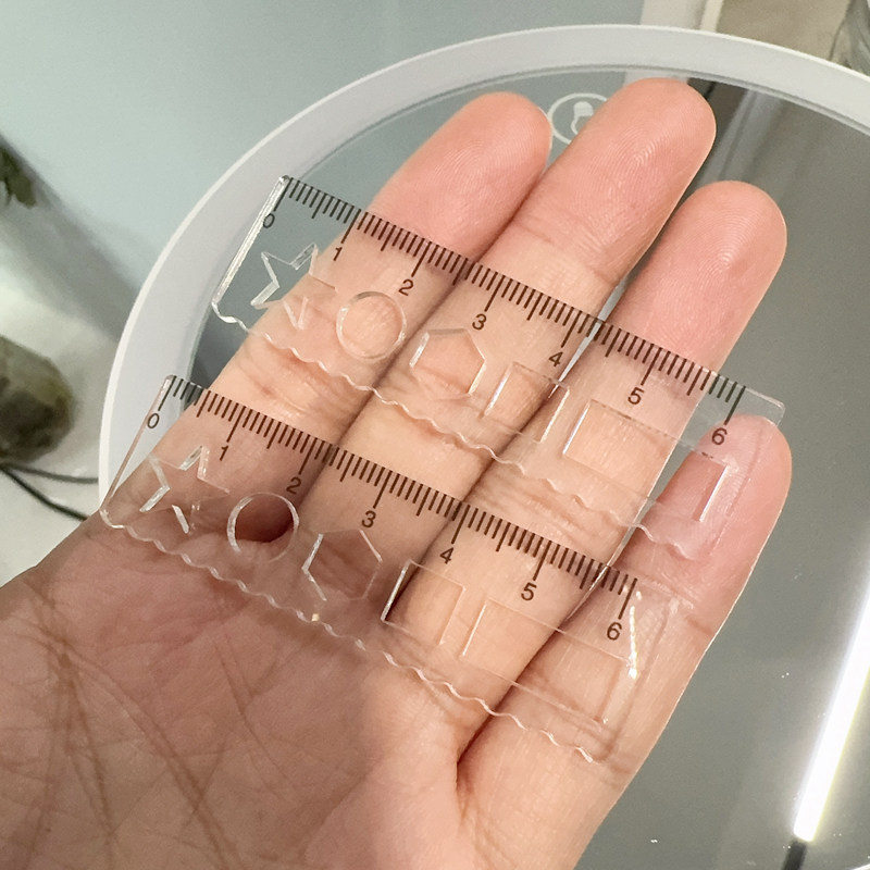 透明迷你款小尺子 掌上尺子 掌心尺 多功能直尺学生绘图神器,文具电教/文化用品/商务用品,各类尺/三角板/量角器,淘宝优惠券,粉丝福利购,淘宝优惠卷