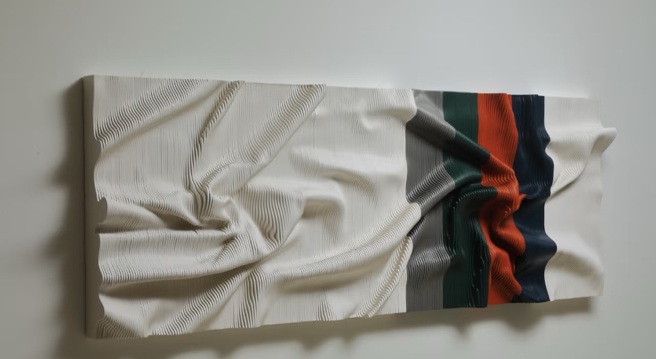 客厅装饰画简约立体走廊过道抽象挂画样板间单幅壁画浮雕无框图片