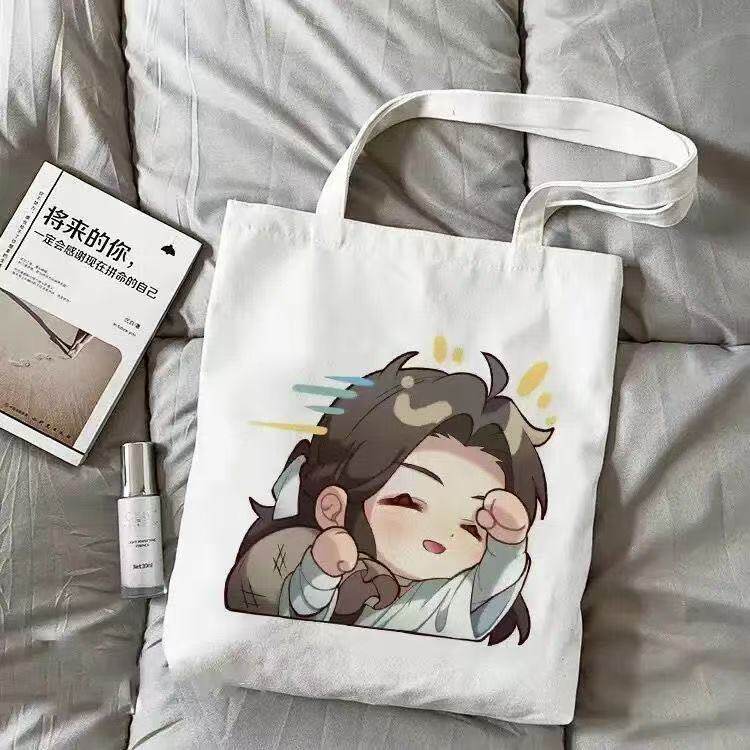 天官赐福帆布包花城谢怜动漫学生单肩包手提袋补习袋高颜值大容量