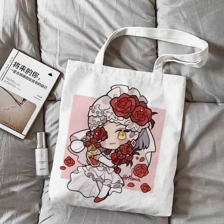 第五人格周边帆布包调香师学生补习书包大容量单肩手提袋高颜值