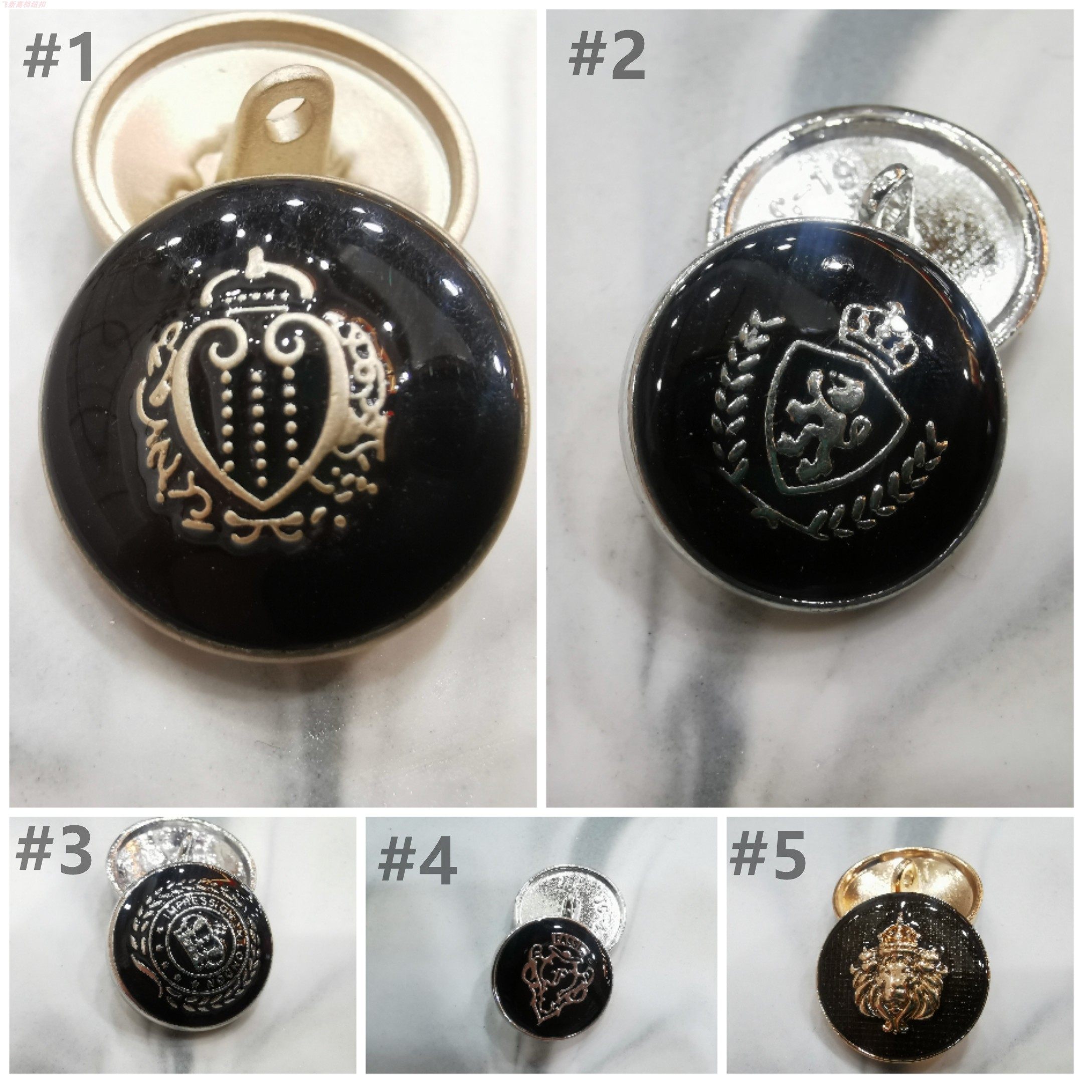 百搭金属滴油西装纽扣 裤子毛衣15mm 20mm 圆形服饰纽扣扣子