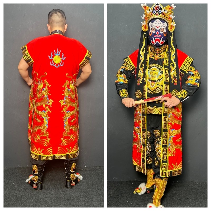 全套道袍款川剧变脸服装  送1魔术套装