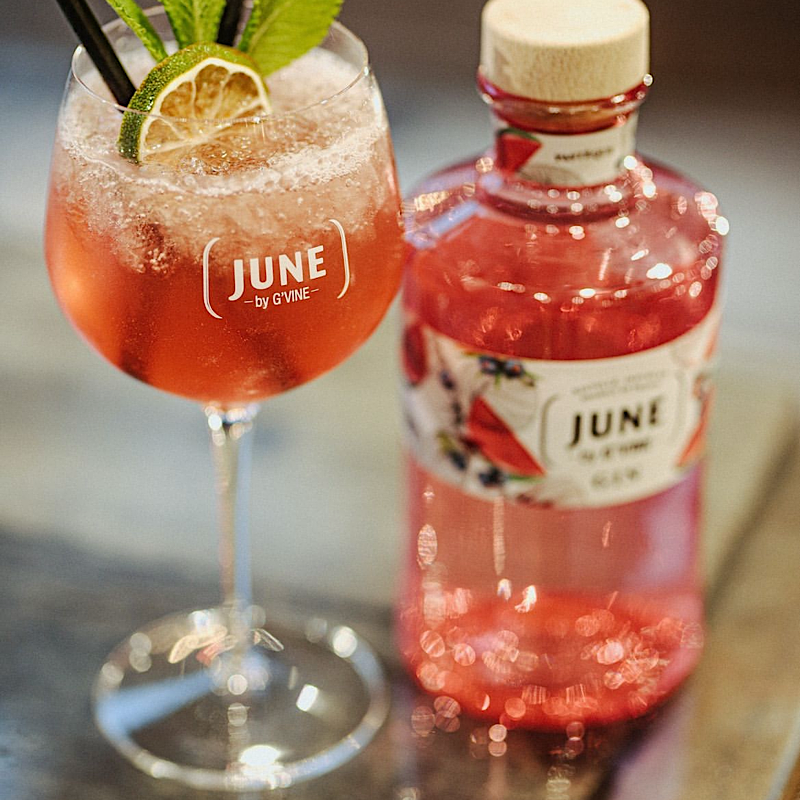 法国J纪恩西瓜金酒UNE GIN低酒精度夏日闺蜜聚会小甜水杜松子酒