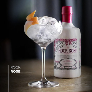 迷人热烈的粉红葡萄柚果香 英国ROCK ROSE岩蔷薇手工老汤姆金酒
