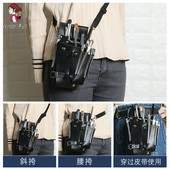 化妆师跟妆包便携斜挎化妆刷腰包补妆工具剪刀剧组外景随身收纳袋