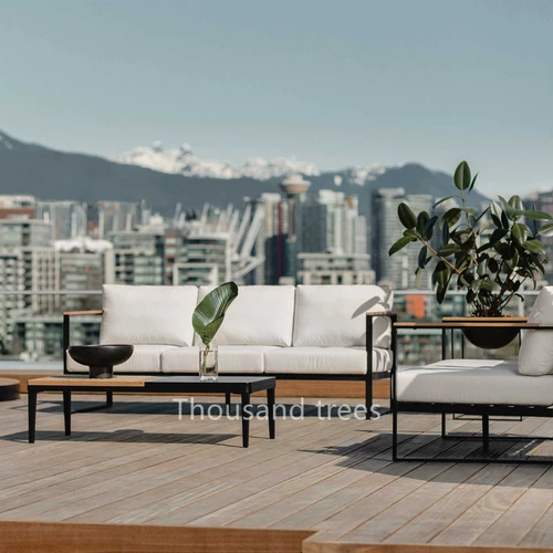 Дорожный диван, вилла для отдыха, уличная деревянная водонепроницаемая мебель