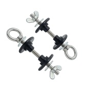 高位下拉固定器深蹲架滑轮固定阻力带固定龙门架健身器材配件