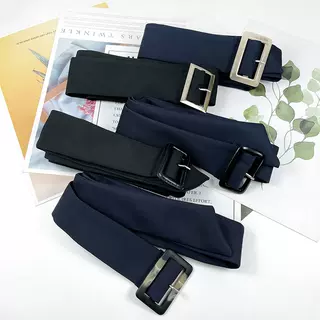 聚酯纤维风衣针扣菊花眼腰带