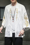 2024夏季风男装冰丝刺绣唐装汉服披风斗篷外套C229/F405/P60，男装民族服装，电商C229