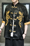 2023春夏风男装龙刺绣唐装汉服夹克外套衬衫C229/Y656/P60，男装衬衫，电商C229