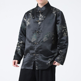 2024春夏风男装中式盘扣印花唐装汉服夹克外套C229-Y909-P110，男装夹克，电商C229
