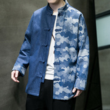 2023春夏新款风男装牛仔夹克外套唐装汉服大码C229/Y725/P90，男装夹克，电商C229