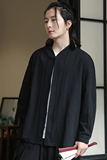 2024春夏风男装棉麻亚麻唐装汉服长袖衬衫衬衣C229-Y1007-P70，男装衬衫，电商C229