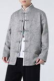 2024春夏风男装提花暗纹盘扣唐装汉服夹克外套C229-Y992-P100，男装夹克，电商C229