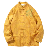 2024冬风男装鹿皮绒中式盘扣唐装汉服夹克外套C229/Y756/P105，男装夹克，电商C229