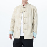 2025秋冬风男装鹿皮绒唐装汉服夹克外套大码C229-Y1120-P120，男装夹克，电商C229