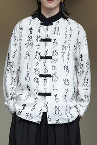 2024春夏风男装复古中式唐装汉服盘扣衬衫衬衣C229-Y999-P75图片