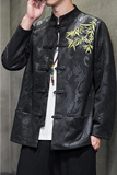 2024秋风男装鹿皮绒复古中式唐装汉服夹克外套C229/Y756/P105，男装夹克，电商C229