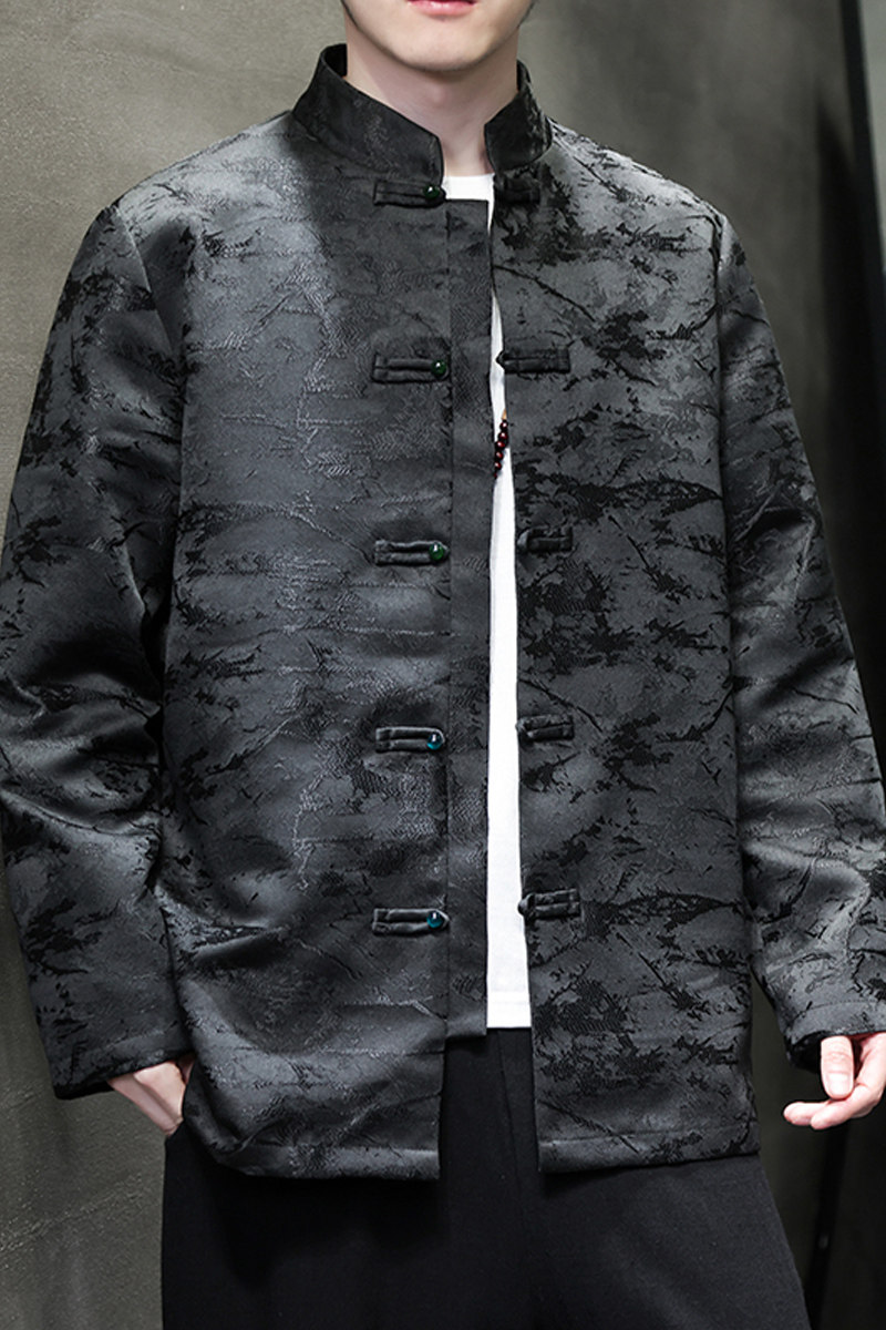 2024春夏新款风男装中式提花唐装汉服夹克外套C229-Y991-P100,男装夹克,电商C229