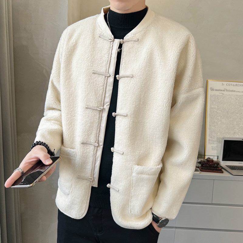 2023冬季风男装羊羔毛日系中式唐装棉衣棉袄C229/Y920/P140,男装棉衣,电商C229